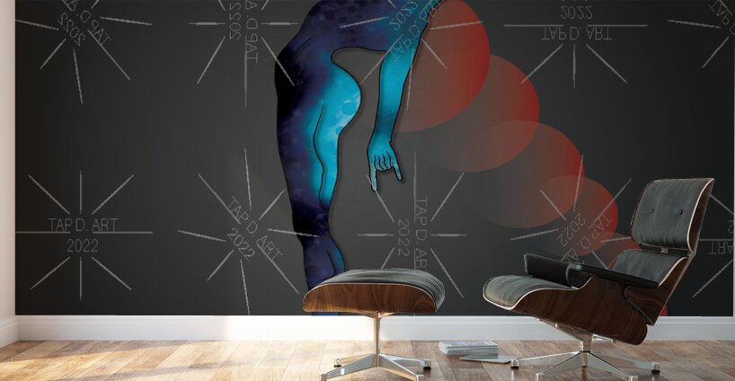 TRUST FALL SAVE ME Wall Murals