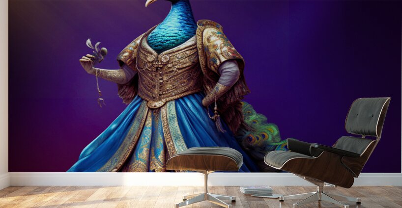 Royal Peacock   Wall Murals