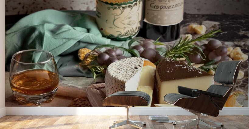Wine & Cheese Wall Murals