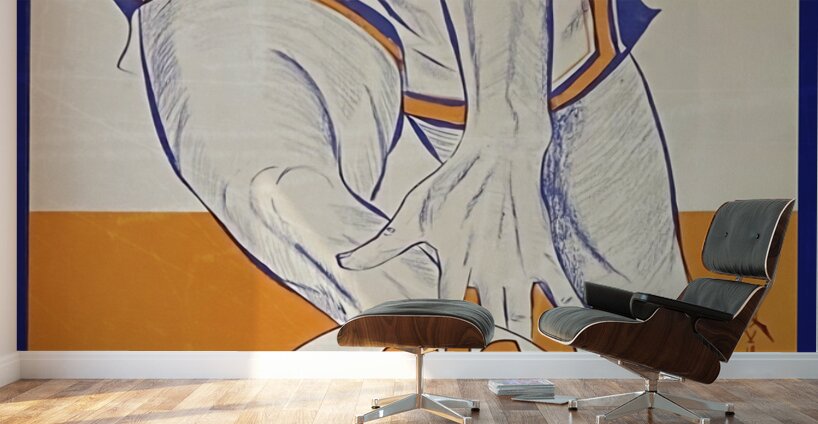 1967 New York Knicks Remix Art Wall Murals