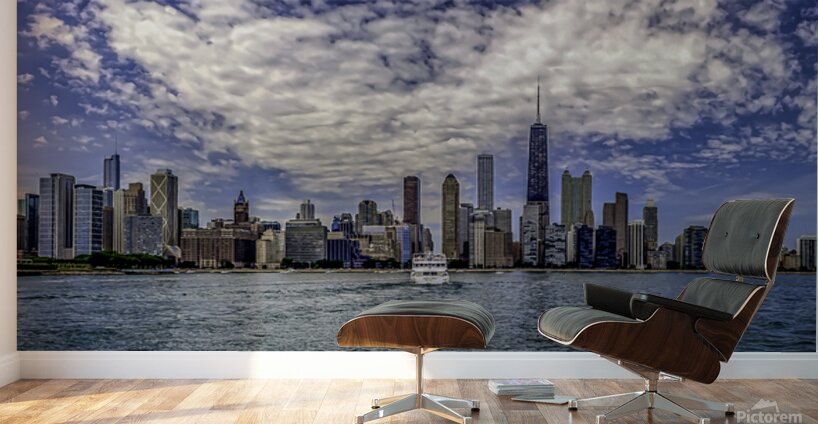 Chicago Skyline 2 Wall Murals