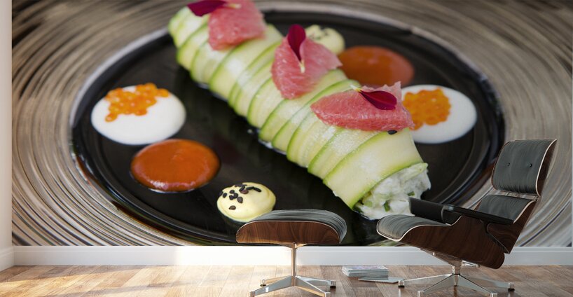 Avocado Crab Roll Roulade Wall Murals