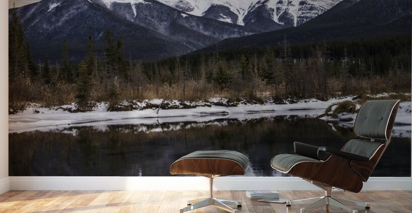 Morning in the mountains Wall Murals