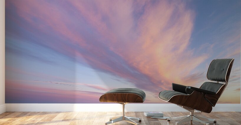 Cotton Candy Sunset Wall Murals