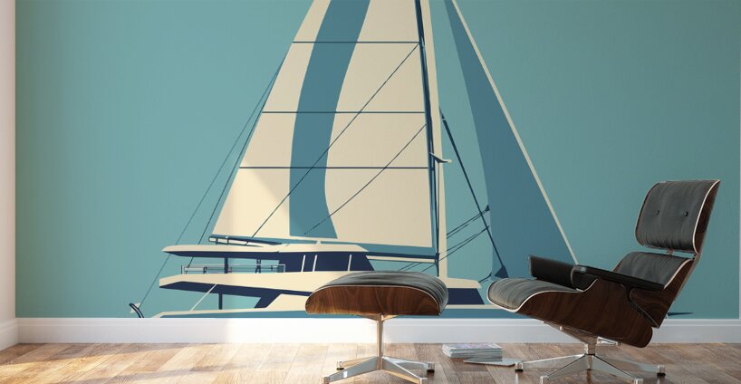 Catamaran Wall Murals