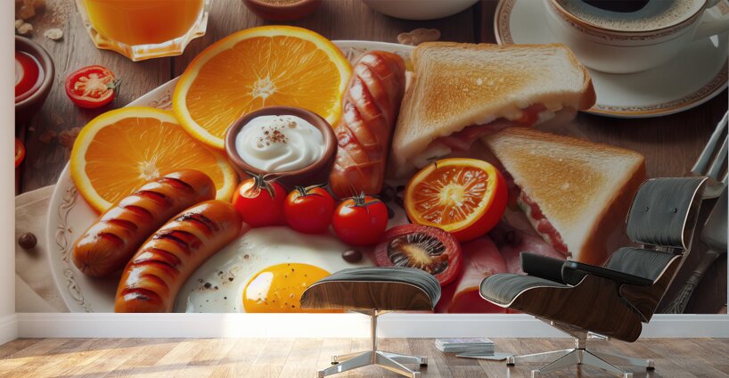 English breakfast 14 Wall Murals