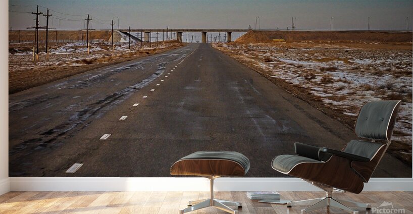 Road to the Cosmodrome Kazakhstan 1 Wall Murals