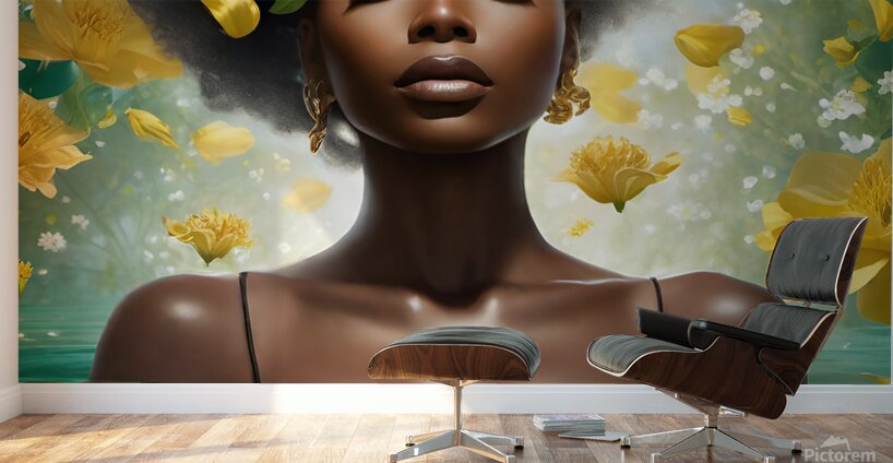 AFRICAN WOMAN PORTRAIT   IMG 9330 Wall Murals