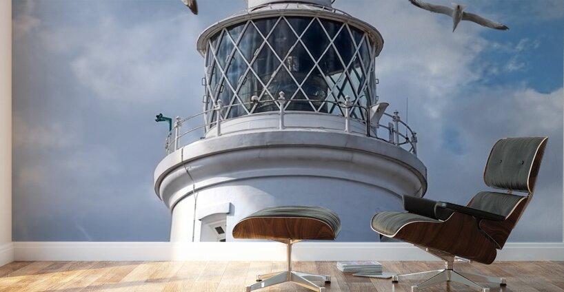 Fly Past - Seagulls Round Southwold Lighthouse Wall Murals