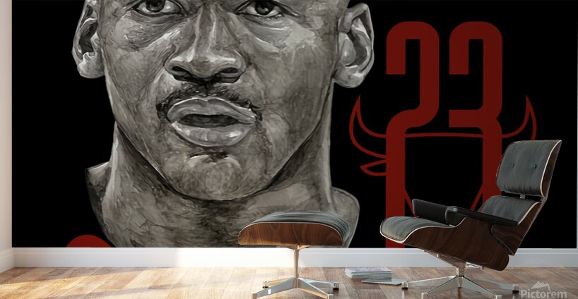 Michael Jordan 23 GOAT Wall Murals
