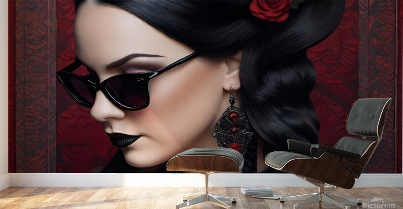 WEDNESDAY ADDAMS PORTRAIT   IMG 6485 Wall Murals