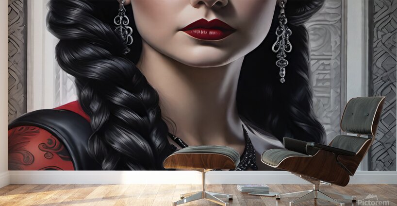 WEDNESDAY ADDAMS PORTRAIT   IMG 6506 Wall Murals