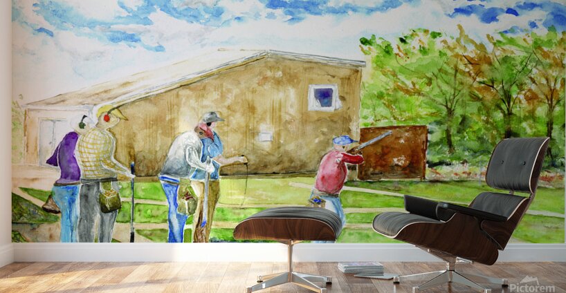 Skeet Shooting Wall Murals