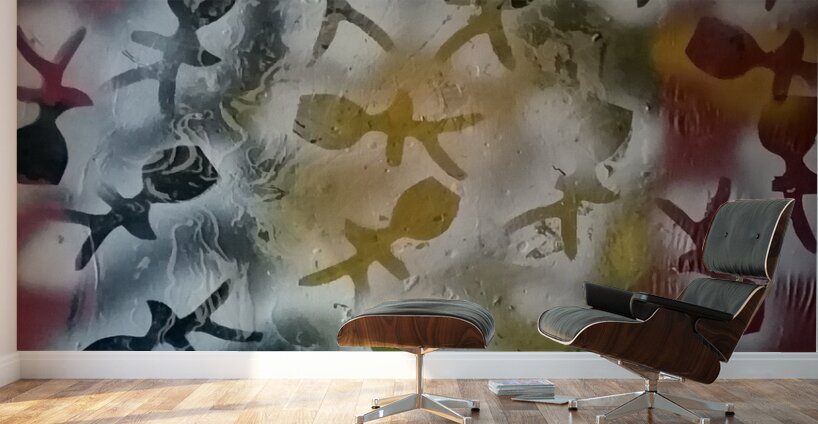the cut out men Wall Murals