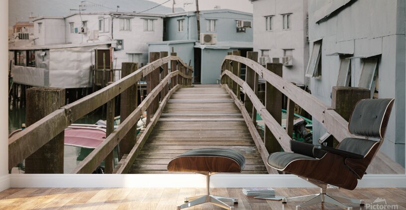 Tai o fishing village in HongKong Wall Murals