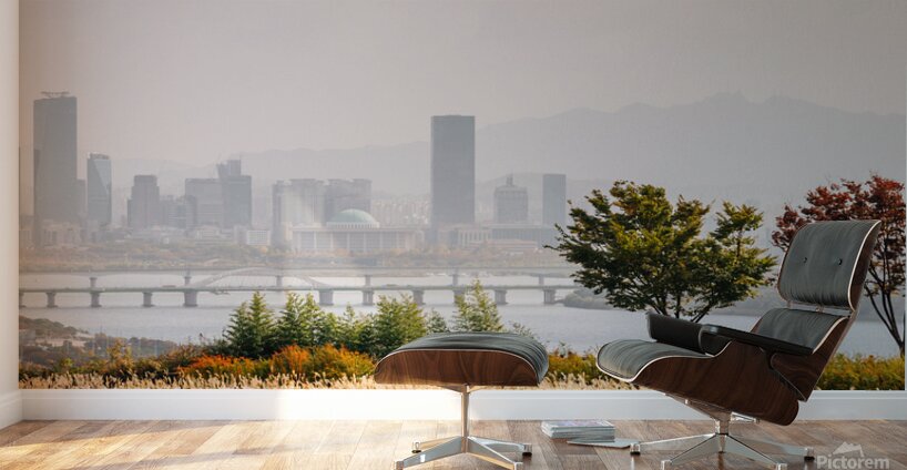 Seoul autumn scenery Wall Murals