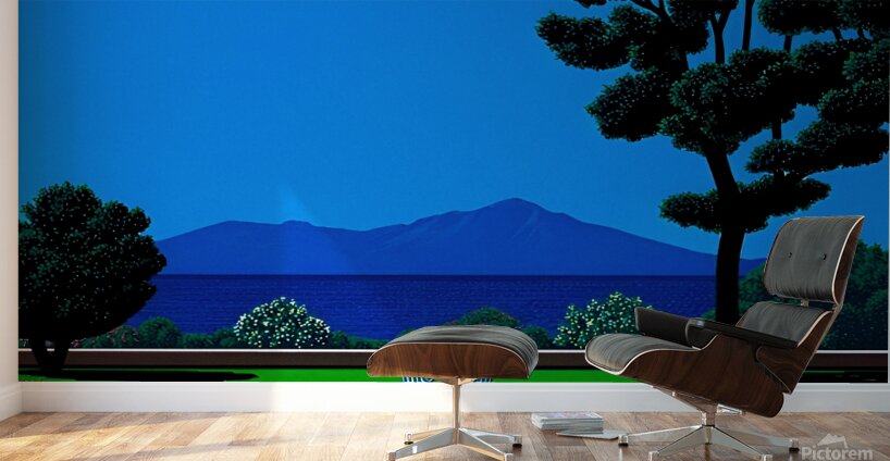 Hiroshi Nagai - Swimming Pool Landscape Wall Murals