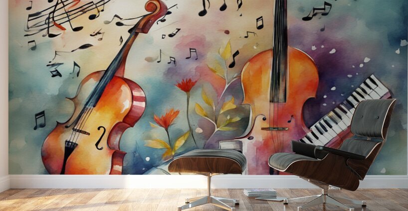 Rhythmic expression 75 Wall Murals