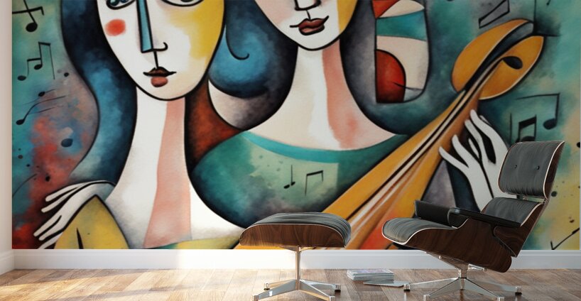 Rhythmic expression 6 Wall Murals