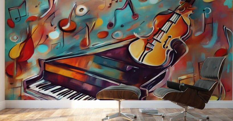 Rhythmic expression 125 Wall Murals