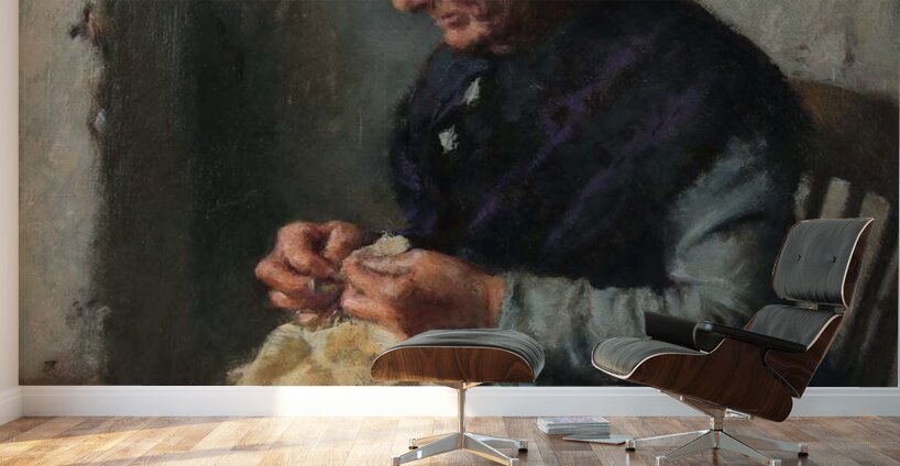 EDWIN HARRIS 1855 1906 NEARLY DONE Wall Murals