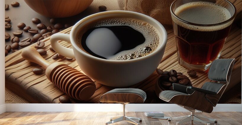 steaming coffee food 30 Wall Murals