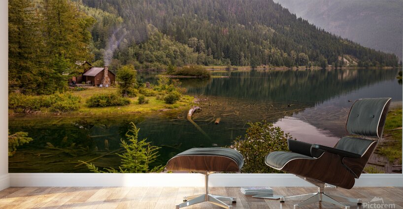 Cabin   3 Valley Lake Wall Murals