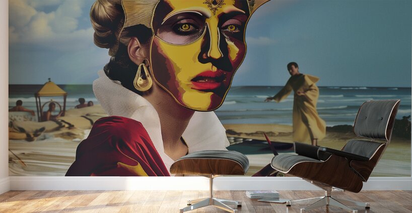 Creative Fusion: Surreal Wall Art Print in Acrylic - Captivating Home Decor by Design Delight - Unique Artistry Wall Murals