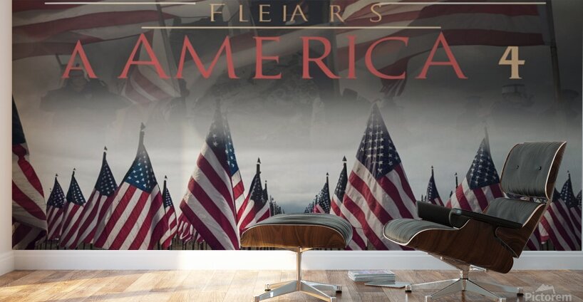 a powerful and touching memorial day scene set in Wall Murals