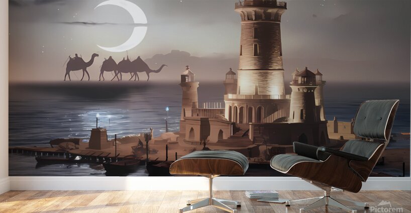 Alexandria Lighthouse Wall Murals