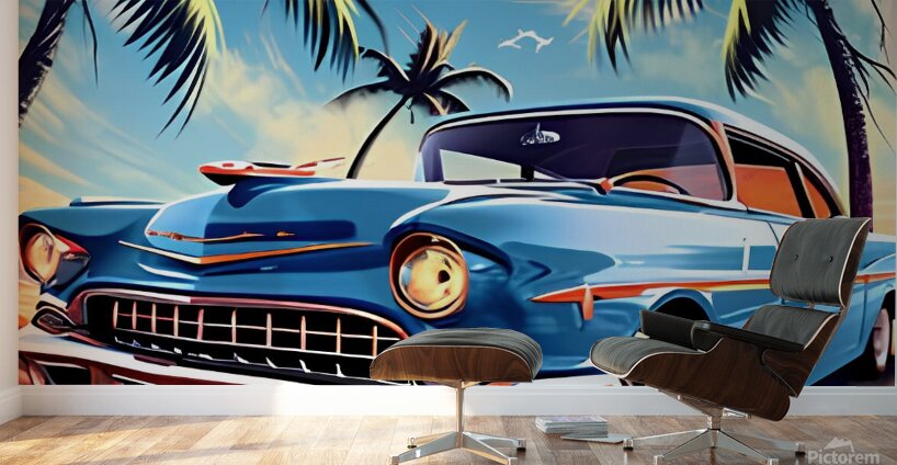 NOSTALGIC CAR2 Wall Murals