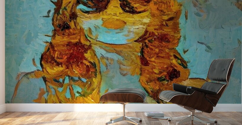 Golden Gaze Wall Murals
