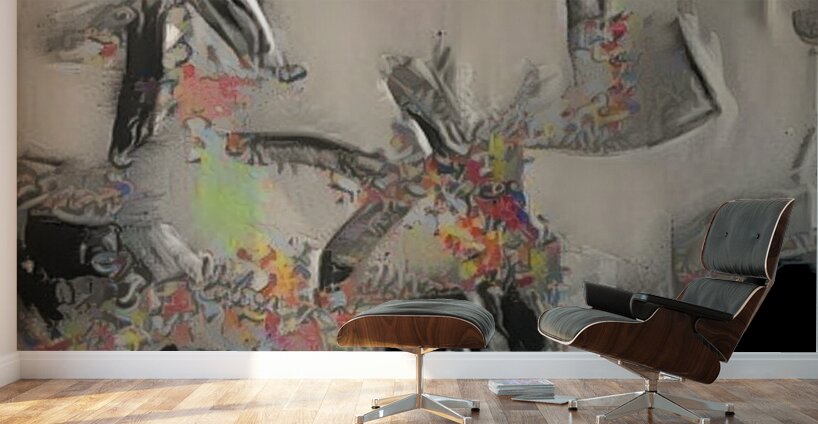 Floating Forms Wall Murals