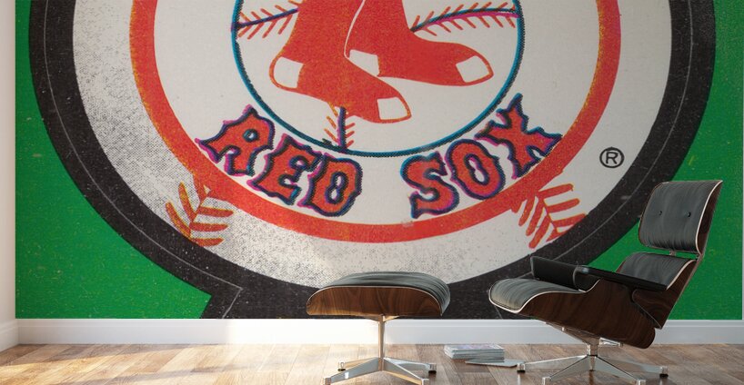 1988 Boston Red Sox Fleer Decal Art Wall Murals