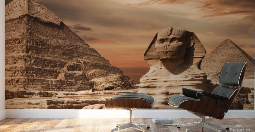 An egypt pyramids Wall Murals
