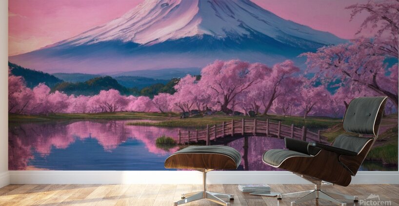 A cinematic painting reminiscent of Van Goghs style Wall Murals