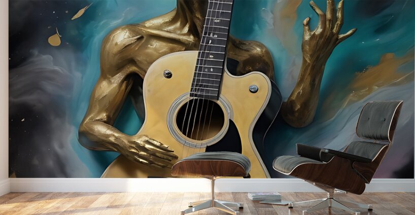 Guitar Ghost 8 Wall Murals