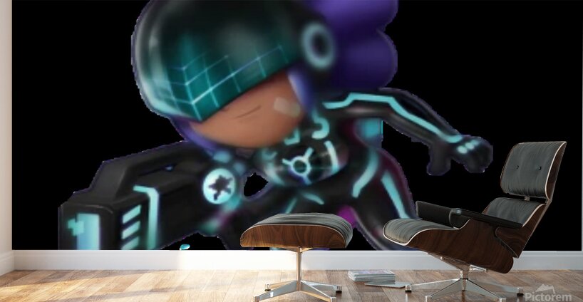 **Brawl Stars** is a popular mobile multiplayer Wall Murals