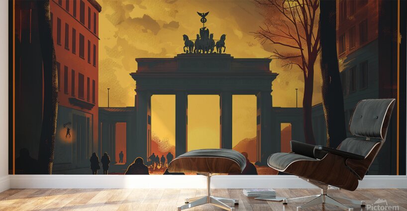 Berlin Travel Poster  Wall Murals