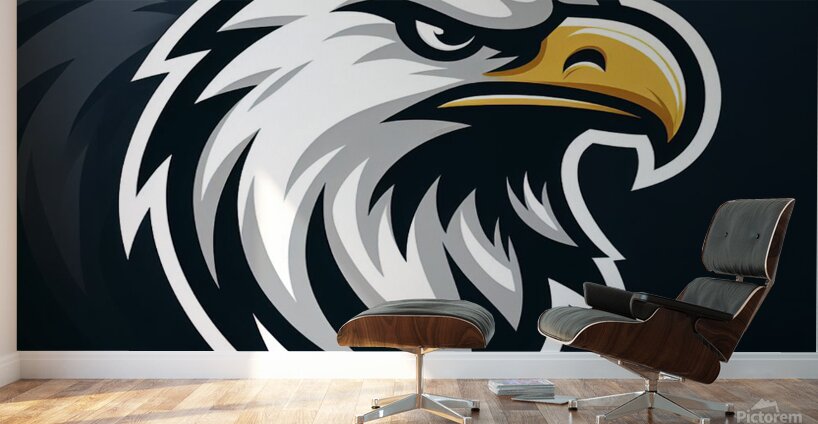 Head eagle 16 Wall Murals