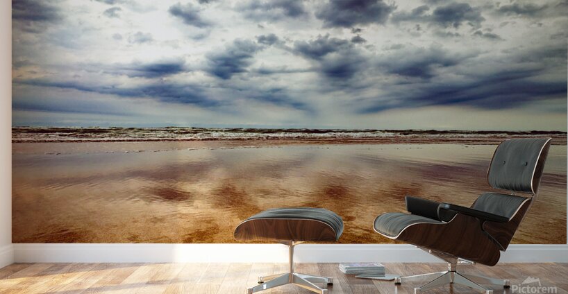 A walk on the beach Wall Murals