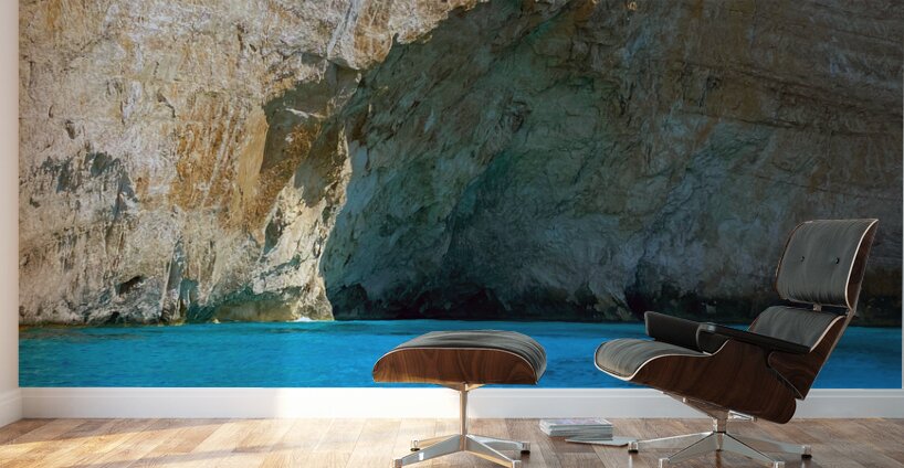 Blue Caves Elaties Greece Wall Murals