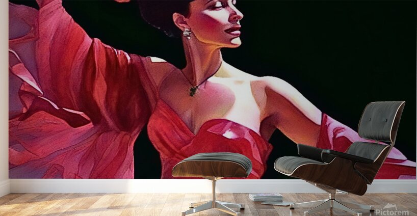 Dancing Lady  Wall Murals