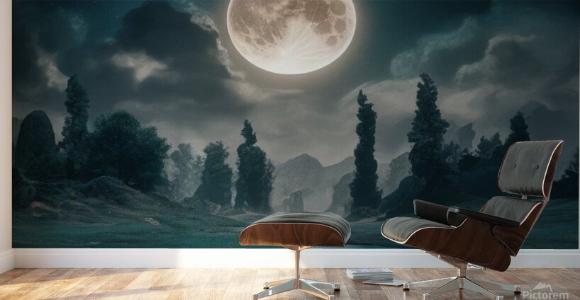 Full moon  Wall Murals