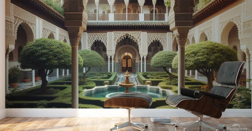 Andalusian Courtyard Wall Murals