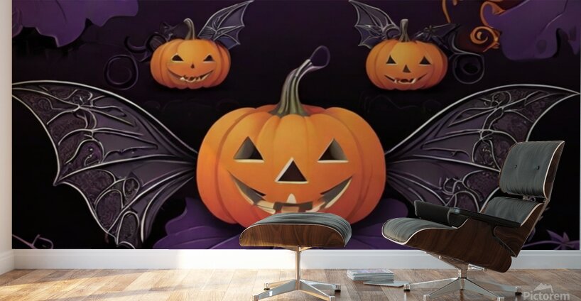 Default An enchantingly festive Halloween scene b 1716758992.121 Wall Murals