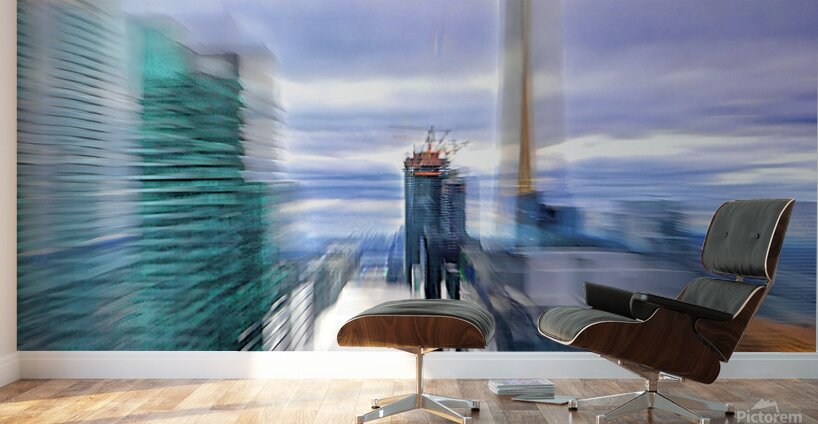 city in motion  2 Wall Murals