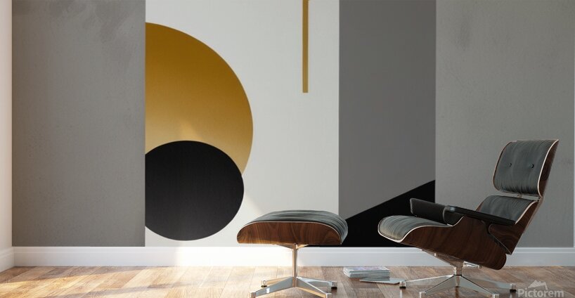 Abstract Piece- Negative Space 5 Wall Murals