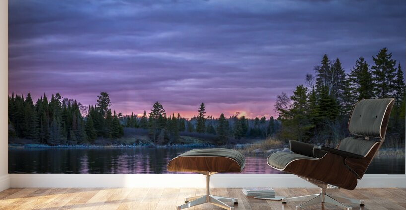Sunset Over Still Waters Wall Murals
