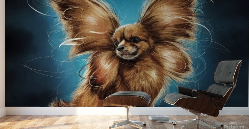Furry Fantasy: The Winged Chihuahua Wall Murals